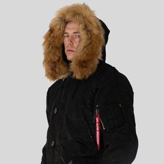 Парка Alpha Industries N-3B Slim Fit Black (Черная)