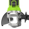 Угловая шлифовальная машина акк. Greenworks AG590, 24V, б/щет, 125 мм, 8500 об/мин, Anti-Kickback,1х4Ач, быстрое ЗУ, кор (3201007CUB) — фото 2