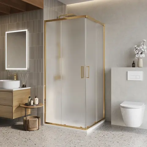 BelBagno LUCE-A-2-90-P-ORO Душевой уголок