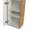 BelBagno DUE-1500-2A-SC-RN-P DUE Шкаф подвесной с двумя распашными дверцами с доводчиками, с двумя полками, универсальный, Rovere Nature, 400x300x1500