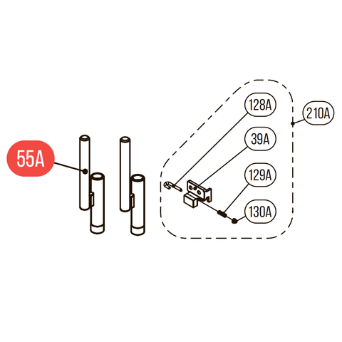 Цена на Комплект №9 для Hybest GSR40A (Ствол быстросъемный L + фиксатор)