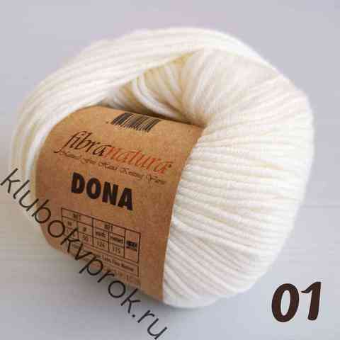 FIBRA NATURA DONA 106-01, Белый