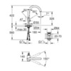 GROHE Atrio 32647DC3 Смеситель для раковины-чаши