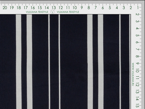 Ткань BUTTER STRIPE PRT-D27 C001(navy-cream)
