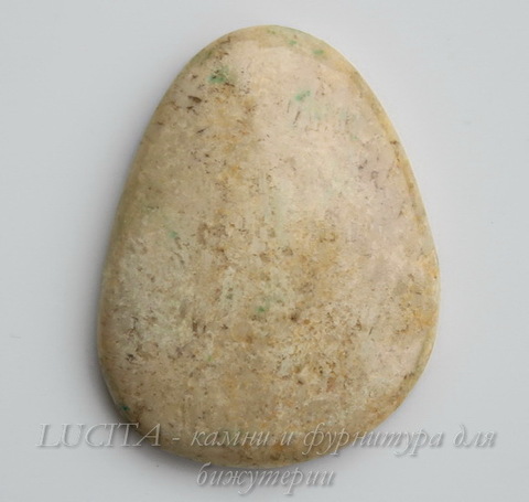 Кабошон Коралл 39,3х30,3х6,4 мм №17 ()