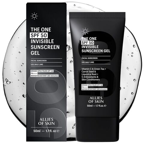 ALLIES OF SKIN Невидимый солнцезащитный гель SPF50 The One SPF50 Invisible Sunscreen Gel 50мл
