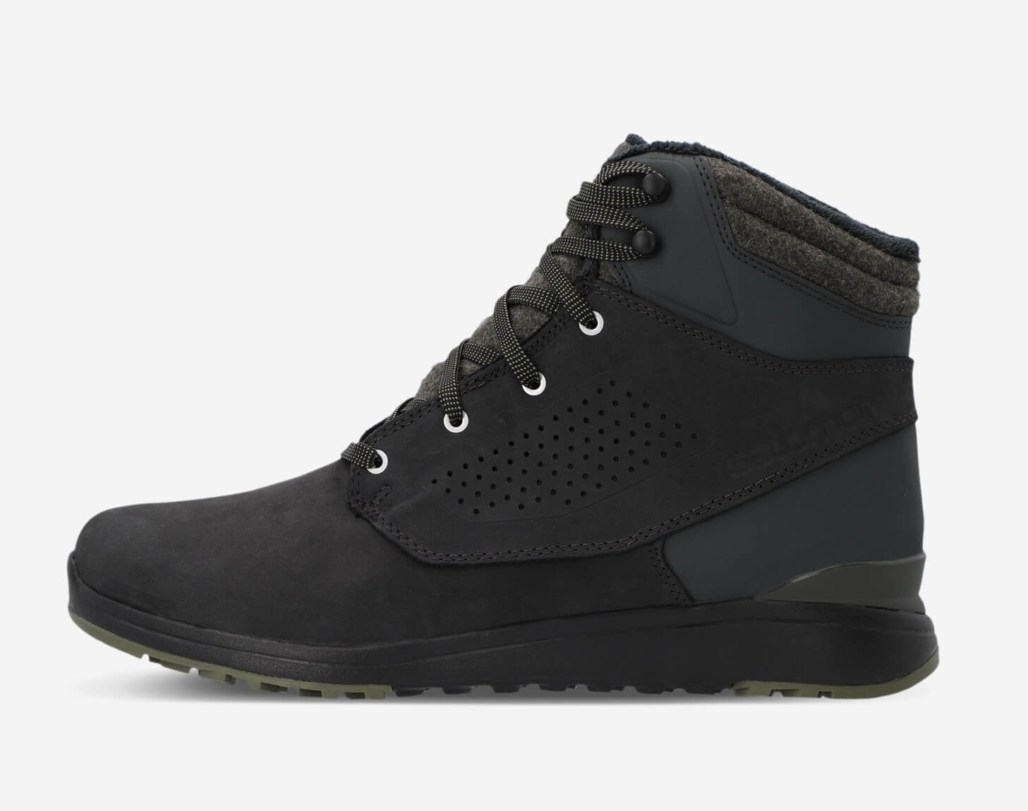 Мужские утепленные ботинки Salomon Utility Winter Cs Wp черные - 5
