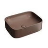 Ceramica Nova Element CN6052MDB Умывальник чаша накладная прямоугольная, 50.5x38, цвет: темно-коричневый матовый