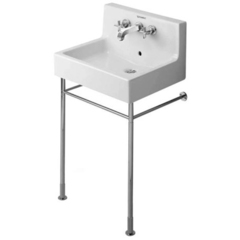 Duravit Vero 30631000 Металлическая консоль регулировка по высоте + 50 мм, хром для умывальника фото