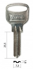 Заготовка английского ключа 10376 U-14D U14D КНР