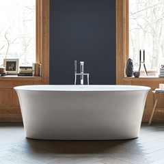 Duravit White Tulip 700469000000000 Ванна акриловая 1800х900хh630 мм , отдельност., с бесш.панелью и рамой, с 2 накл для спины, со спец сливом и переливом, цвет белый фото