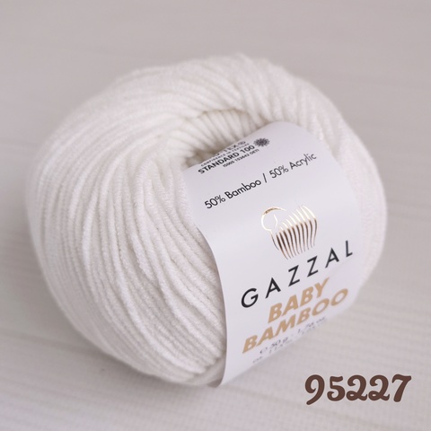 GAZZAL BABY BAMBOO 95227, Белый