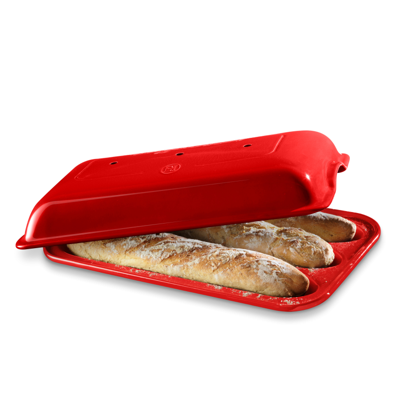 Форма Baguettes для выпечки багета Emile Henry (гранат)