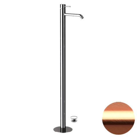 Remer X Style X18RP Смеситель для раковины, цвет: медь