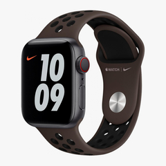 Ремешок Apple 44mm Ironstone/Black Nike Sport Band - Regular (MJ6M3ZM/A)