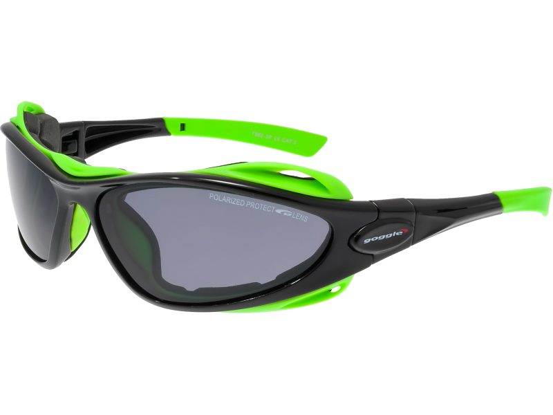 Goggle Aura+ спортивные солнцезащитные очки black-green
