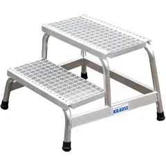 Монтажная подставка 2 ступ., алюм решетка Krause 805324