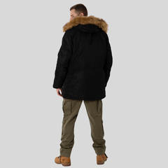 Парка Alpha Industries N-3B Slim Fit Black (Черная)