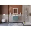 BelBagno KRAFT 39-700/390-2C-SO-AO База под раковину подвесная с фрезерованными ручками по всей длине фасада с 2 выкатн. ящ., Голубой Мат.,700x395x500
