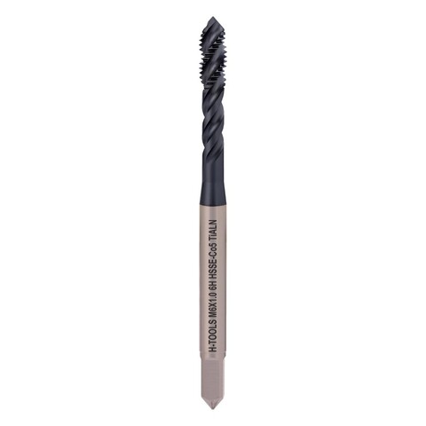 Метчик М 6,0х1,0 (Машинный, винт.) DIN371 HSSE-TiALN 6h C/2-3P R45 80мм a=4,9 H-Tools 234060EFHT
