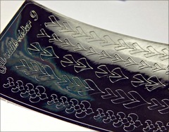 Металлизированные наклейки Arti nails Stiker цвет серебро №9 Металлизированные наклейки Arti nails Stiker цвет серебро №9