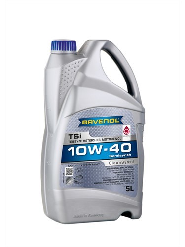 Масло моторное Ravenol TSI 10W40 полусинтетическое 5 л