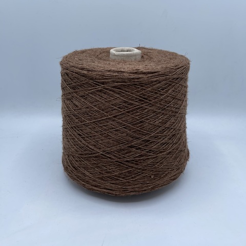 Бобинная пряжа (пр.Италия),art-Viscolino 450м / 100 гр. 40%Лен 60%Вискоза , цвет-Светло-коричневый,меланж, арт.23644