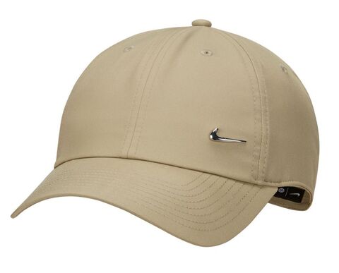 Кепка теннисная Nike H86 Metal Swoosh Cap - natural olive/metallic silver