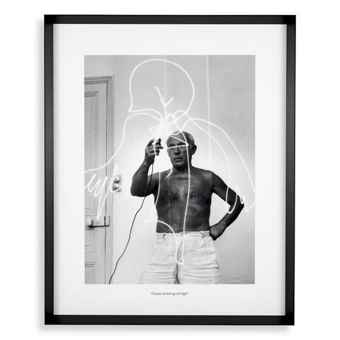 Фото: Принт PICASSO DRAWING WITH LIGHT - основной вид