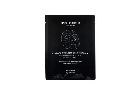 SKINJESTIQUE Успокаивающая гелевая маска Renewal Bifida Semi Gel Sheet Mask
