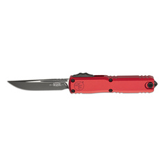 Фото Автоматический нож Microtech Ultratech Gen IV S/E, сталь M390MK, рукоять алюминий, красный/черный