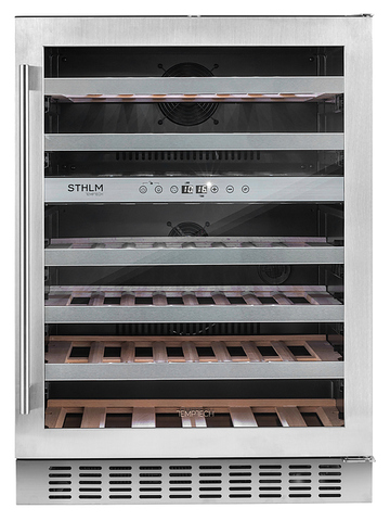 Винный шкаф Temptech STHLM STX60DS нерж. сталь