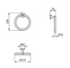 Ideal Standard La Dolce Vita T5502A2 Полотенцедержатель-кольцо с крепежом