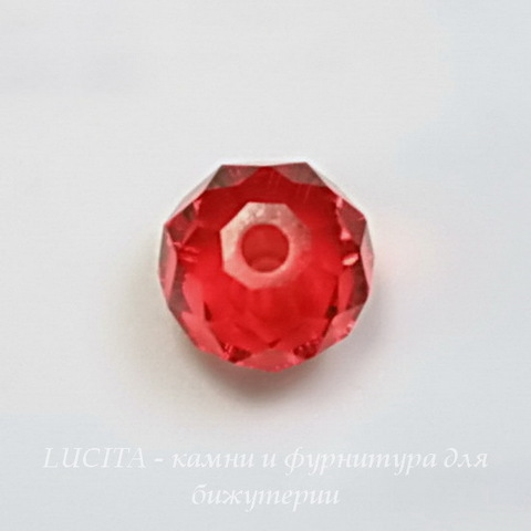 5040 Бусина - рондель с огранкой Сваровски Light Siam 6 мм