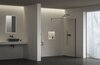 Ravak GW9W70300Z1C Ограждение для душевой WALK-IN ST Walk-In Wall AIR 900 черный + транспарент