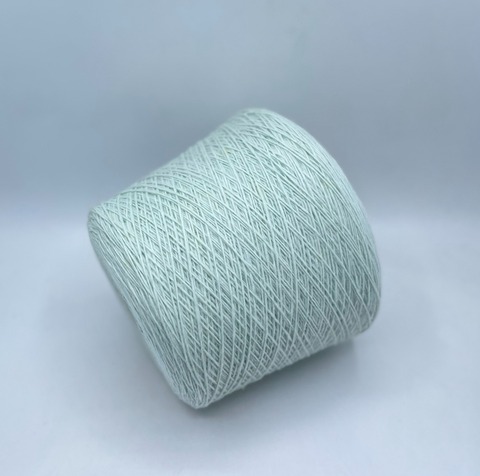 Бобинная пряжа (пр.Италия),art-Must baby merino 400м/100гр. 100% Ягненок, цвет-Разбеленно-мятный(717/748), арт.35116