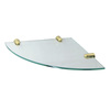 WasserKRAFT K-533BRUSHED GOLD Полка косметическая, цвет: золото