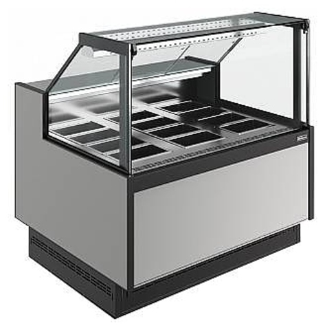 Витрина тепловая Carboma Bavaria 4 GC110 BM 1,25-1 версия 2.0 (мармит) 9006-9005