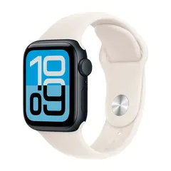 Умные часы Apple Watch SE 3 (2025) GPS, 40mm, Midnight Aluminium Case with Starlight Sport Band, M/L