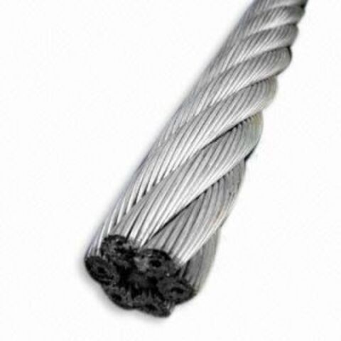 Трос стальной оцинкованный 2мм Din 3055 (1м)  для растяжки