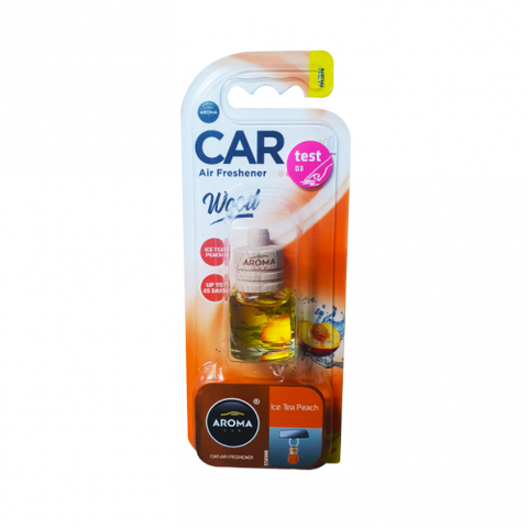 AROMA CAR Подвесной ароматизатор WOOD Персиковый чай