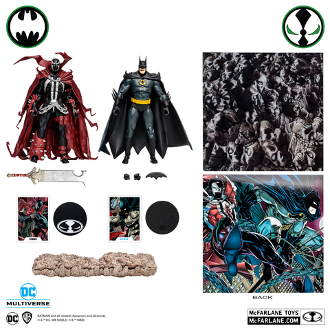Бэтмен и Спаун набор фигурок Based on  Comics by Todd Mcfarlane