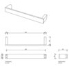 Decor Walther Contract 0650777 Полотенцедержатель, цвет: нержавеющая сталь