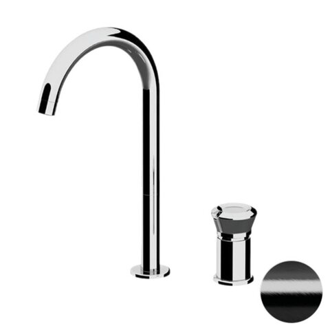 Remer Element ET57LCFP Смеситель для раковины, цвет: черный хром брашированный