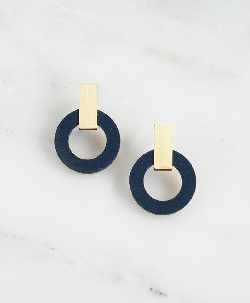 Серьги Orbit Earrings Blue
