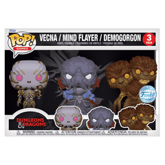 Funko POP! DnD: Vecna/Mind Flayer/Demogorgon (Exc) 3PK