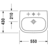 Duravit D-Code 23105500302 Раковина