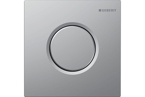 Geberit Sigma 116.011.JQ.5 Ручной пневмопривод смыва HyTroniс, для писсуара, Матовый хром / Легкоочищаемое покрытие