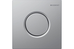 Geberit Sigma 116.011.JQ.5 Ручной пневмопривод смыва HyTroniс, для писсуара, Матовый хром / Легкоочищаемое покрытие фото