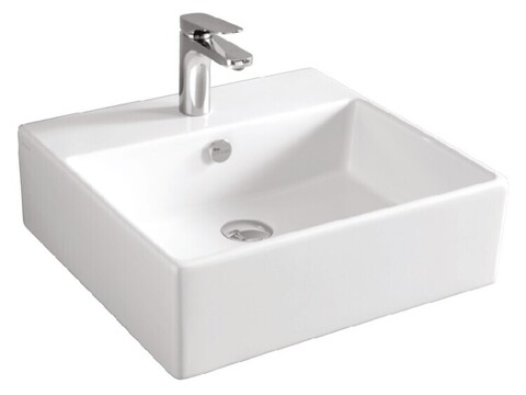 ArtCeram Quadro QUL002 01 00 Раковина накладная, 50x48, цвет: белый